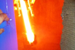خط ریخته گری مداوم تک خط آذر نهامین